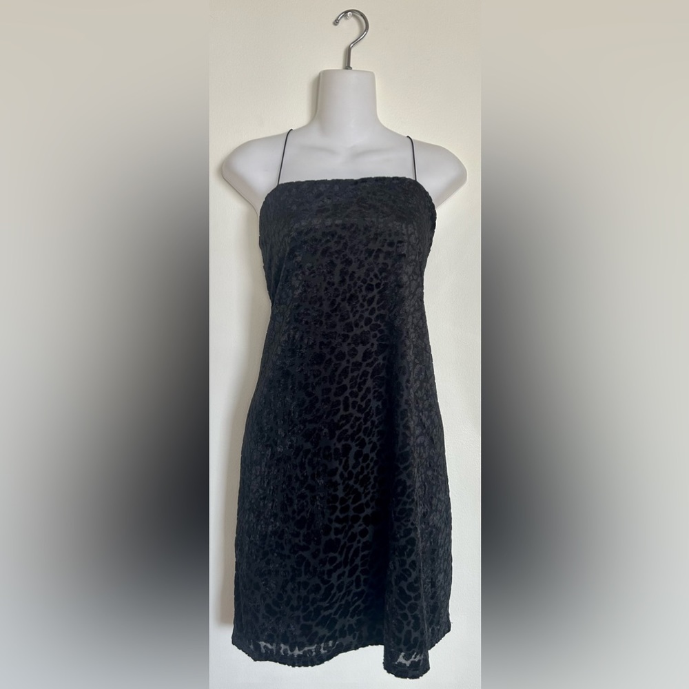 Wild Fable | Black Cheetah Leopard Print Bodycon Mini Dress Size XXL NWT